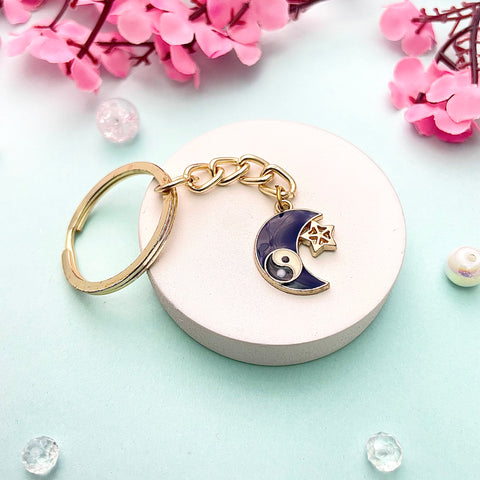 Cute Moon Charm Key Chain For Bag & Key