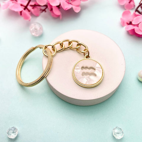 Cute Zodiac Symbol Charm Key Chain For Bag & Key