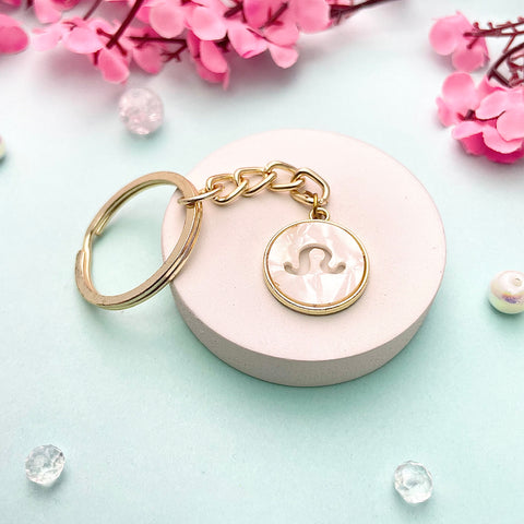 Cute Zodiac Symbol Charm Key Chain For Bag & Key