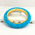 High Quality Light Blue Coloured Bead Bangle Bracelet