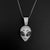 Alien Head Iced Out Hip Hop Pendant Necklace With Chain