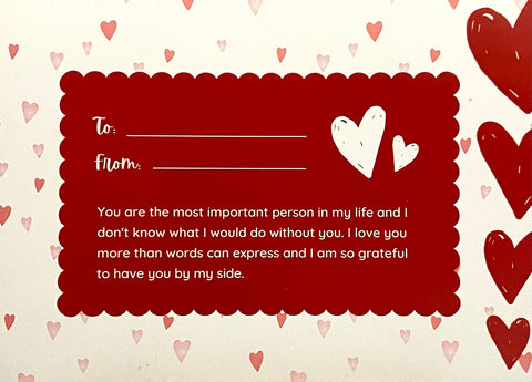 Cute Valentines Day Note Card For Your Special One