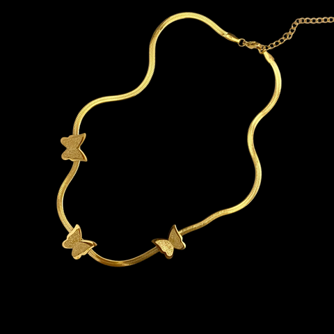 Premium Pack Of 2 Stainless Butterfly Necklace Combo Perfect For Dailywear