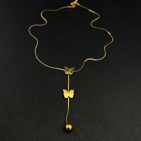 Stainless Steel, Necklace, Golden, Combo, Daily Wear, Office Wear