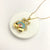 Golden Copper Stone Studded Blue Bear Pendant Necklace With Stainless Steel Chain