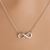 High-quality  Infinity Charm Necklace