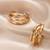 Triple Layer Chunky Hoops(Golden)