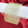 Trendy White Pack Of 12 Glass Bangles