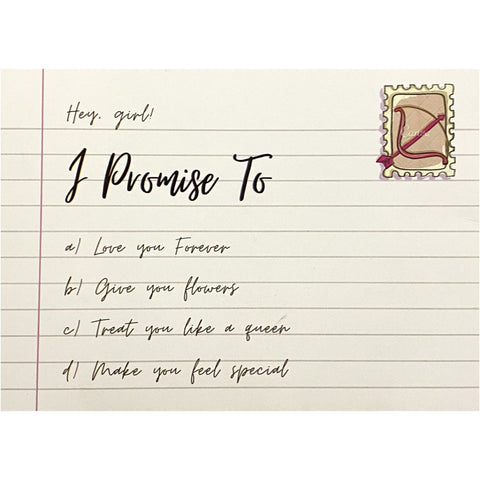 Promise Day Card
