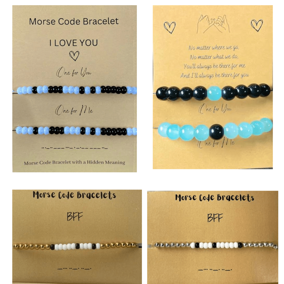 Sterling Silver Morse Code Bracelets Gifts for  Ubuy India