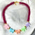 High Quality Stylish Dark Pink With Multicolour Bow Necklace 