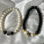 Smiley Charm Couple Beads Bracelet - Stretchable