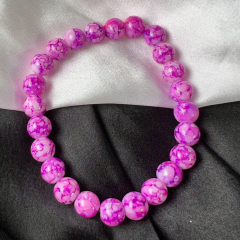 High Quality Tie-Dye Beads Bracelet Perfect For Daily Wear 