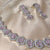 Pink American Diamonds Stones Necklace