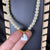 Pearl Necklace With White Heart Charm