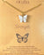 High Quality Acrylic Butterfly Charm Necklace 