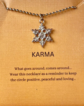 High Quality Silver Snowflake Necklace