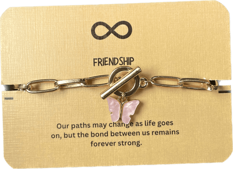 High Quality Link Chain Bracelet With Butterfly